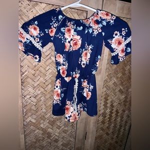Heart ♥️ Arrow little girls Romper